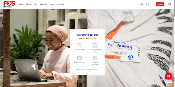 Poslaju Delivery Service Malaysia
