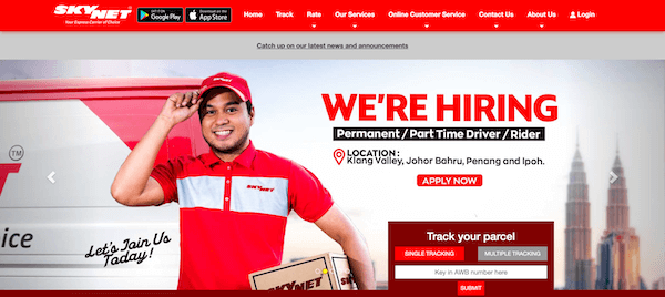 Skynet Delivery Service Malaysia