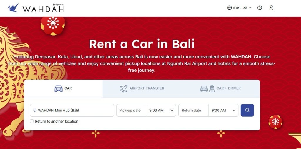 top car rental in bali indonesia