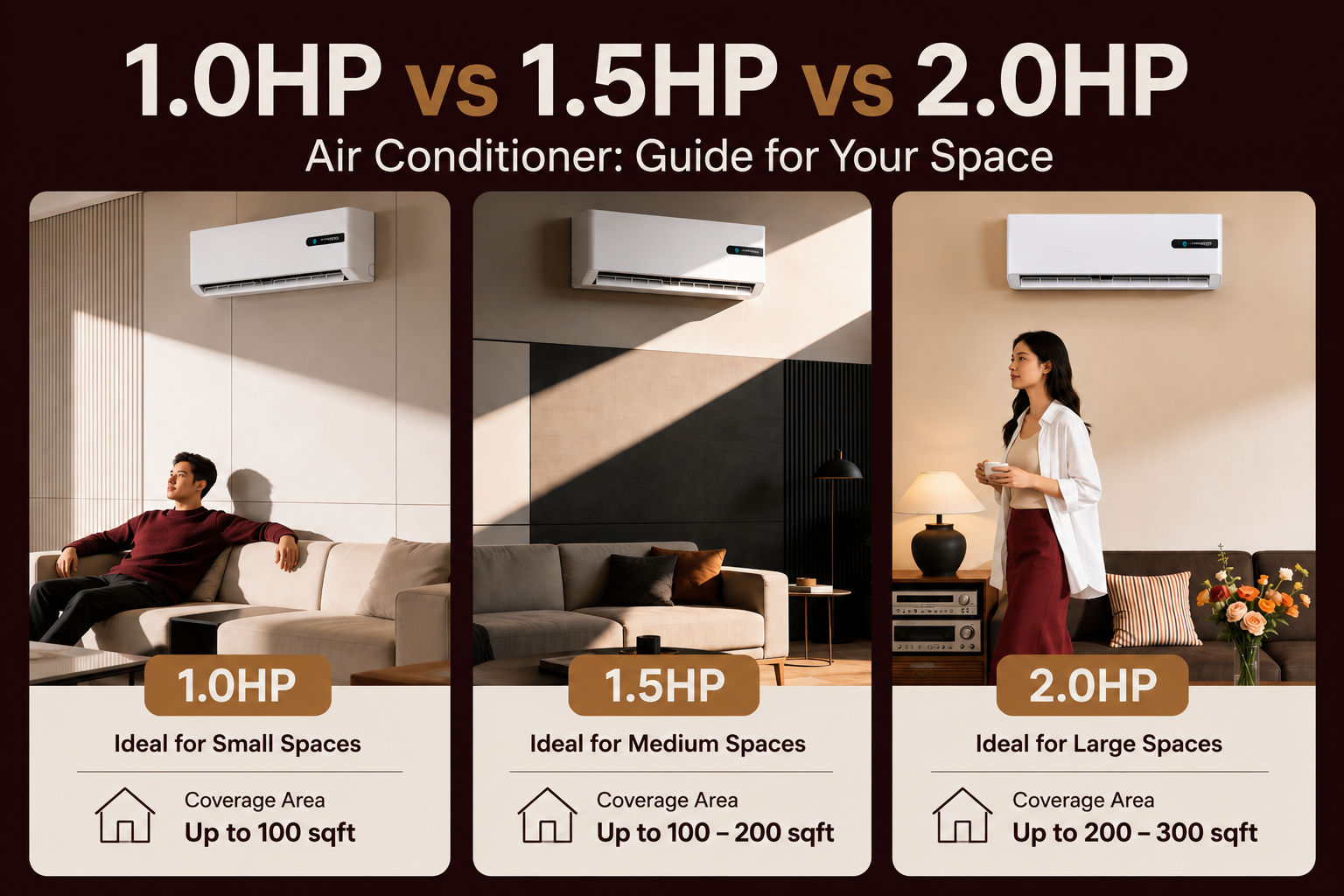 which air condition size